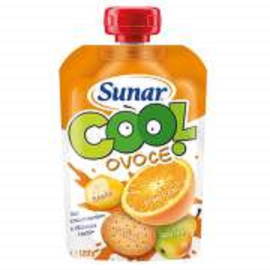 Hero Sunárek Cool ovocie Pomaranč, Banán, Sušienky 120g