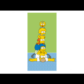 Jerry Fabrics Simpsonovci Veža osuška 70x140cm