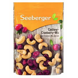 Seeberger Kešu-brusnicový mix 150g