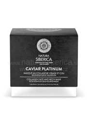 Natura Siberica Caviar Platinum - Kolagénová maska na tvár a krk 50ml