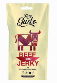 Fine Gusto Hovädzie jerky BBQ 25g