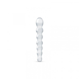 Gildo Clear Beaded Glass Dildo