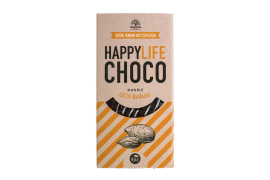 Happy Life CHOCO - Čokoláda s mandľami BIO 70g