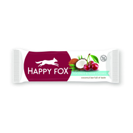 Happy Fox Kokosová tyčinka s višňami 40g