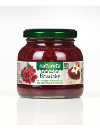 Natureta Extra domáci brusnicový džem 210g