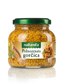 Natureta Celozrnná horčica 190g