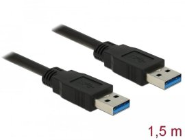 Delock 85061 kábel USB 3.0 USB A - USB A 1.5m