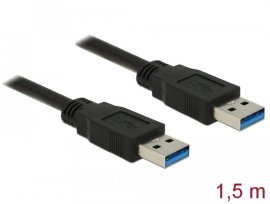 Delock 85061 kábel USB 3.0 USB A - USB A 1.5m