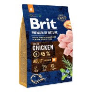 Brit Premium by Nature Adult M 3kg - cena, porovnanie