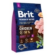 Brit Premium by Nature Adult S 3kg - cena, porovnanie