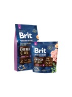 Brit Premium By Nature Junior S 1kg - cena, porovnanie