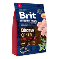 Brit Premium by Nature Adult L 3kg - cena, porovnanie
