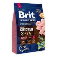 Brit Premium Dog by Nature Junior L 3kg - cena, porovnanie