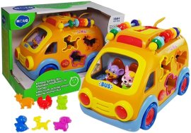 Lean Toys Autobus s vkladacími dielami s edukačným počítadlom