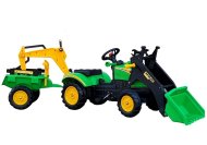 Lean Toys Traktor s prívesom a lopatou + rýpadlo - cena, porovnanie
