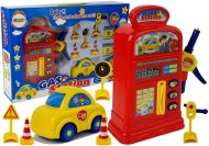 Lean Toys Čerpacia stanica s autíčkom a dopravnými značkami - cena, porovnanie