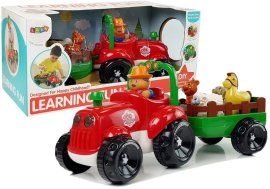 Lean Toys Traktor s prívesom