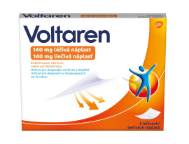 Novartis Voltaren 140mg liečivá náplasť 5ks