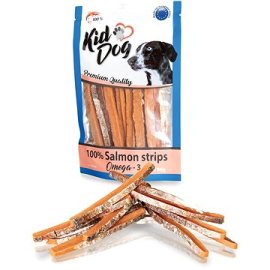 KidDog 100 % Salmon Strips 80g