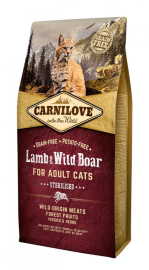 Carnilove Lamb & Wild Boar for Adult Cats Sterilised 6kg