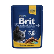 Brit Premium Cat Chicken & Turkey 100g - cena, porovnanie