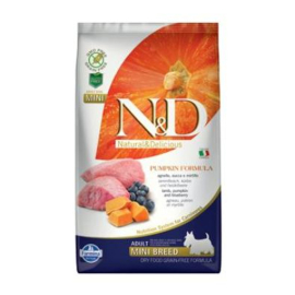 N&D Pumpkin DOG Adult Mini Lamb & Blueberry 2.5kg