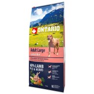 Ontario Adult Large Lamb & Rice 12kg - cena, porovnanie