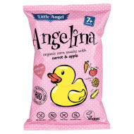 Mclloyds Little Angel Angelina - kukuričný snack jablko a mrkva 30g - cena, porovnanie