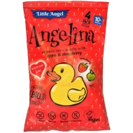 Mclloyds Little Angel Angelina MULTI - kukuričný snack jablko a jahoda 60g - cena, porovnanie