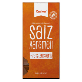 Xucker Čokoláda slaný karamel 80g