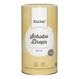 Xucker Chocolate Drops bielá čokoláda 200g