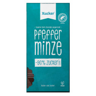 Xucker Vegánska tmavá čokoláda s pepermintom 80g - cena, porovnanie