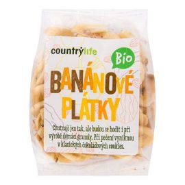 Country Life Banánovej plátky BIO 100g