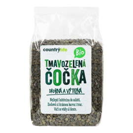 Country Life Šošovka tmavozelená BIO 500g