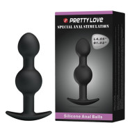 Pretty Love Double Silicone Anal Balls - cena, porovnanie