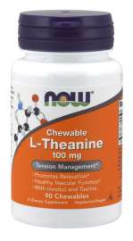 Now Foods L-Theanine 90tbl