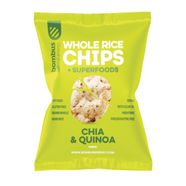 Bombus Rýžové čipsy Chia a Quinoa 60g