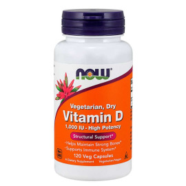 Now Foods Vitamín D 1000 IU 120tbl