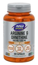 Now Foods Arginine & Ornithine 250tbl