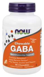 Now Foods GABA + Taurin, Inositol a L-Theanin 90tbl