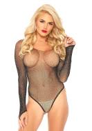 Leg Avenue Fishnet Thong Back Bodysuit 89231 - cena, porovnanie