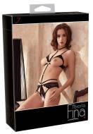 Abierta Fina Velvet Strap Body Crotchless - cena, porovnanie