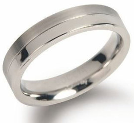 Boccia Titanium Snubný prsteň 0129-01