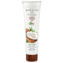 Biosilk Organic Coconut Oil Silk Therapy Coconut Curl Cream 148ml