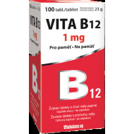 Vitabalans Oy B12 1000mcg 100tbl - cena, porovnanie