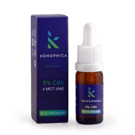 Konopnica CBD olej 5% CBD v MCT oleji 10ml