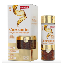 Nutrend Curcumin + Bioperine + Vitamín D 60tbl