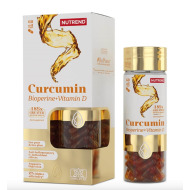 Nutrend Curcumin + Bioperine + Vitamín D 60tbl - cena, porovnanie