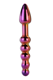 Dream Toys Glamour Glass Ridged Anal Dildo