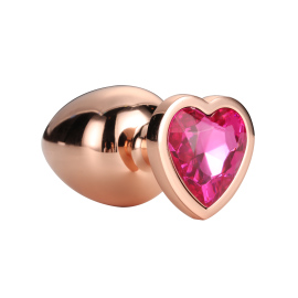 Dream Toys Gleaming Love Plug Rose Gold Medium